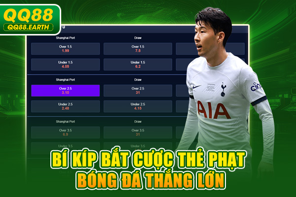 Bí kíp bắt cược thẻ phạt bóng đá thắng lớn